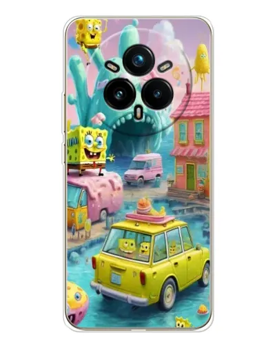 Чехол для Realme 14 Pro Plus с картинкой «Монстр-трак приключения»