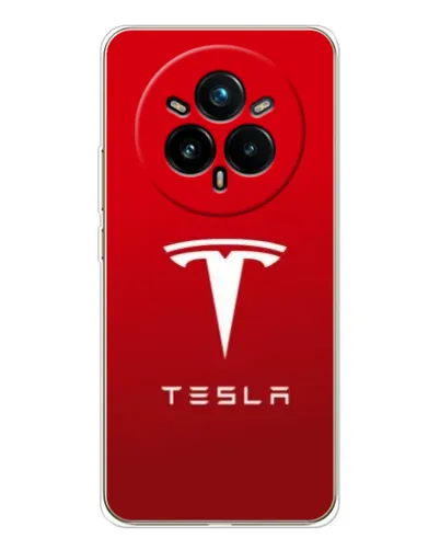 Чехол для Realme 14 Pro Plus с картинкой «Tesla Red Classic»
