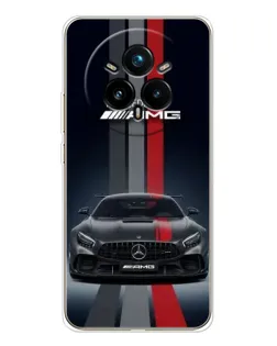 Чохол для Realme 14 Pro Plus з картинкою «Mercedes — білий карбон»