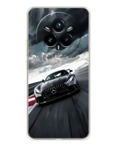 Чехол для Realme 14 Pro Plus с картинкой «Гоночный Mercedes AMG»