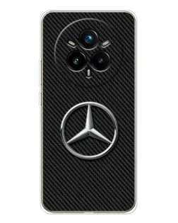 Чехол для Realme 14 Pro Plus с картинкой «Карбоновый Mercedes стиль» Чехол для Realme 14 Pro Plus с картинкой «Карбоновый Mercedes стиль»