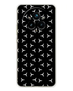 Чехол для Realme 14 Pro Plus с картинкой «Mercedes паттерн звезд» Чехол для Realme 14 Pro Plus с картинкой «Mercedes паттерн звезд»