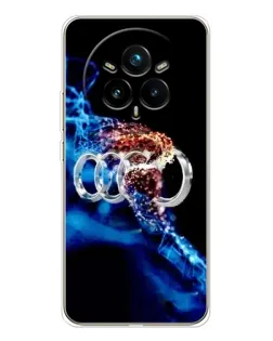 Чохол для Realme 14 Pro Plus з картинкою «Енергія лого Audi»
