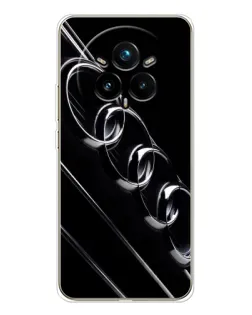 Чохол для Realme 14 Pro Plus з картинкою «Audi — абстрактні кільця»
