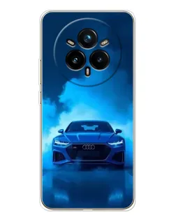 Чохол для Realme 14 Pro Plus з картинкою «Audi — блакитна енергія»