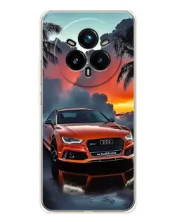 Чохол для Realme 14 Pro Plus з картинкою «Audi — захід сонця»