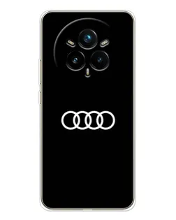 Чохол для Realme 14 Pro Plus з картинкою «Audi White Logo»