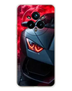 Чехол для Realme 14 Pro Plus с картинкой «Lamborghini красное сияние»