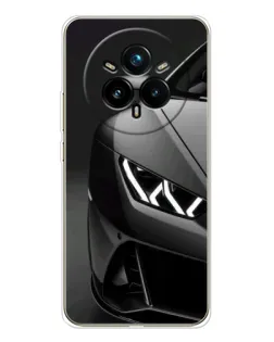Чехол для Realme 14 Pro Plus с картинкой «Lamborghini фары детализация»