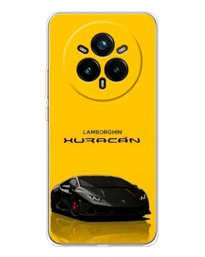 Чехол для Realme 14 Pro Plus с картинкой «Lamborghini Huracan черный» Чехол для Realme 14 Pro Plus с картинкой «Lamborghini Huracan черный»