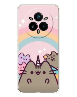 Чехол для Realme 14 Pro Plus с картинкой «Единорог Pusheen» Чехол для Realme 14 Pro Plus с картинкой «Единорог Pusheen»