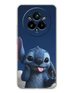 Чехол для Realme 14 Pro Plus с картинкой «Стич в облаках»