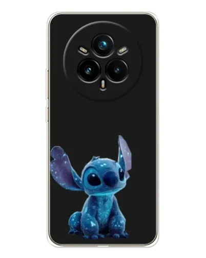 Чехол для Realme 14 Pro Plus с картинкой «Стич на черном» Чехол для Realme 14 Pro Plus с картинкой «Стич на черном»