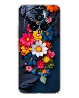 Чехол для Realme 14 Pro Plus с картинкой «Цветочная феерия»
