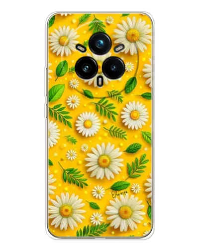 Чехол для Realme 14 Pro Plus с картинкой «Ромашковое солнце»