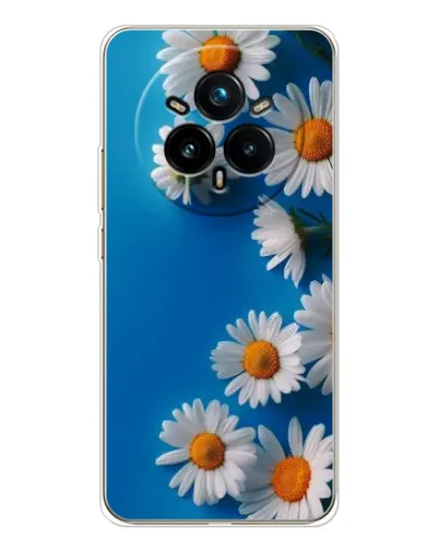 Чехол для Realme 14 Pro Plus с картинкой «Белоснежные маргаритки»