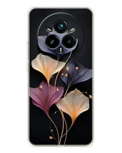 Чехол для Realme 14 Pro Plus с картинкой «Лиловые цветы грации»