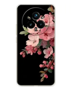 Чехол для Realme 14 Pro Plus с картинкой «Розовая ветка сакуры»