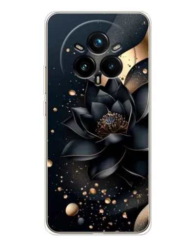 Чехол для Realme 14 Pro Plus с картинкой «Черный лотос»