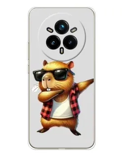 Чохол для Realme 14 Pro Plus з картинкою «Капібара репер даб» Чохол для Realme 14 Pro Plus з картинкою «Капібара репер даб»