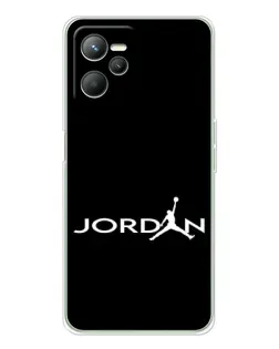 Чохол для Realme 14 з картинкою «Jordan White Logo» Чохол для Realme 14 з картинкою «Jordan White Logo»