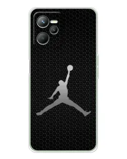 Чохол для Realme 14 з картинкою «Jordan Dark Carbon» Чохол для Realme 14 з картинкою «Jordan Dark Carbon»