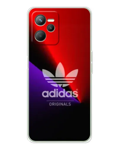 Чехол для Realme 14 с картинкой «Adidas Red Neon» Чехол для Realme 14 с картинкой «Adidas Red Neon»