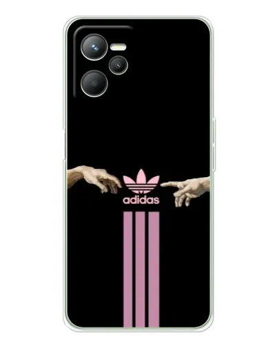 Чехол для Realme 14 с картинкой «Adidas Hands» Чехол для Realme 14 с картинкой «Adidas Hands»