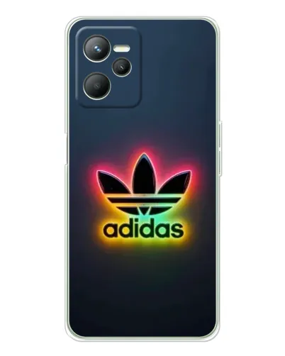 Чехол для Realme 14 с картинкой «Неоновый Adidas» Чехол для Realme 14 с картинкой «Неоновый Adidas»