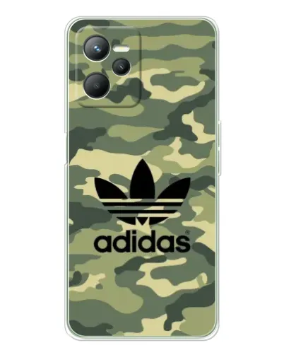 Чехол для Realme 14 с картинкой «Милитари стиль Adidas» Чехол для Realme 14 с картинкой «Милитари стиль Adidas»