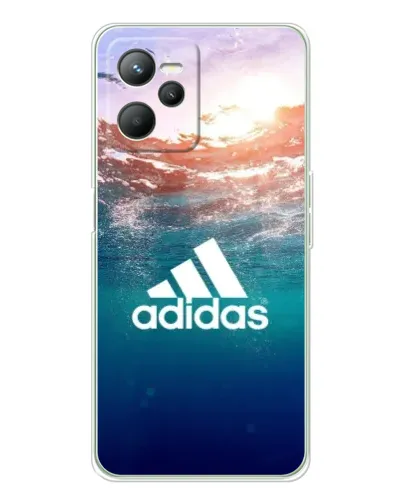 Чехол для Realme 14 с картинкой «Океанская глубина адидас» Чехол для Realme 14 с картинкой «Океанская глубина адидас»