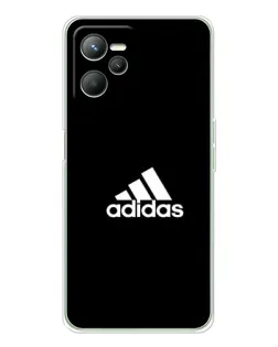 Чехол для Realme 14 с картинкой «Черная классика Adidas»