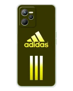 Чехол для Realme 14 с картинкой «Оливковый градиент Adidas»