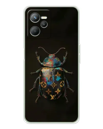 Чехол для Realme 14 с картинкой «LV — мраморный принт» Чехол для Realme 14 с картинкой «LV — мраморный принт»