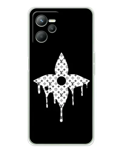 Чехол для Realme 14 с картинкой «Цветочная монограмма» Чехол для Realme 14 с картинкой «Цветочная монограмма»
