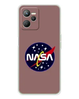 Чохол для Realme 14 з картинкою «NASA — ретро космос» Чохол для Realme 14 з картинкою «NASA — ретро космос»
