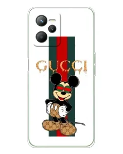 Чохол для Realme 14 з картинкою «Міккі Маус Gucci — смуги» Чохол для Realme 14 з картинкою «Міккі Маус Gucci — смуги»