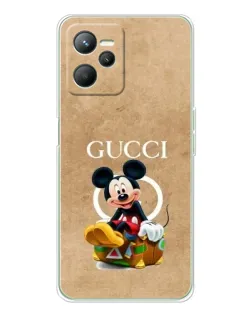 Чохол для Realme 14 з картинкою «Міккі Маус Gucci — крафт» Чохол для Realme 14 з картинкою «Міккі Маус Gucci — крафт»