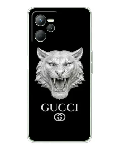 Чохол для Realme 14 з картинкою «Gucci — срібний лев» Чохол для Realme 14 з картинкою «Gucci — срібний лев»