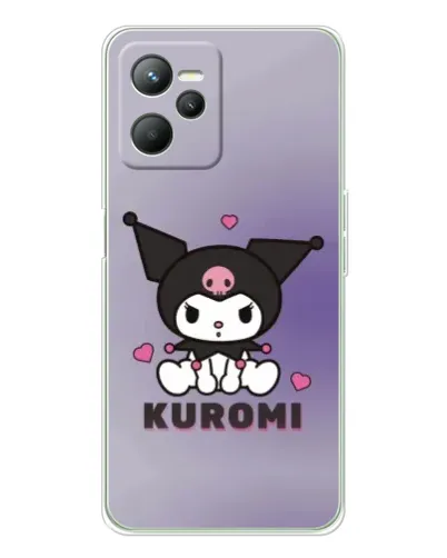 Чехол для Realme 14 с картинкой «Kuromi — фиолетовый арт» Чехол для Realme 14 с картинкой «Kuromi — фиолетовый арт»