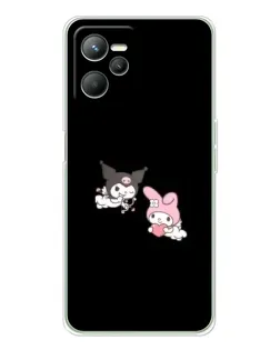Чехол для Realme 14 с картинкой «My Melody и Kuromi» Чехол для Realme 14 с картинкой «My Melody и Kuromi»