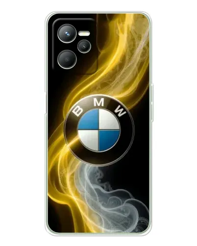 Чохол для Realme 14 з картинкою «Золотистий дим BMW» Чохол для Realme 14 з картинкою «Золотистий дим BMW»