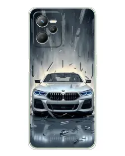 Чохол для Realme 14 з картинкою «BMW у світлі фар»