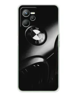 Чохол для Realme 14 з картинкою «Емблема BMW — макро»
