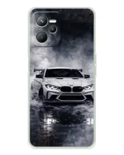 Чохол для Realme 14 з картинкою «BMW крізь туман»
