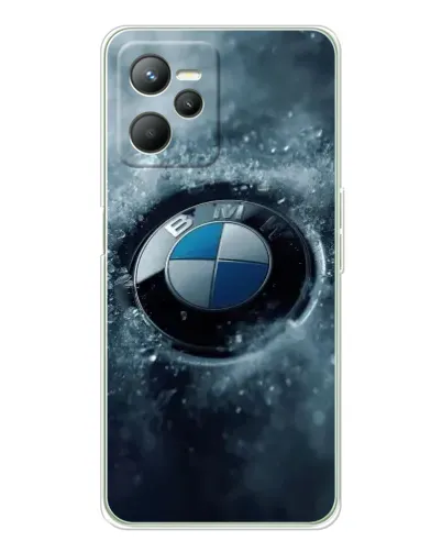 Чохол для Realme 14 з картинкою «Логотип BMW — лід» Чохол для Realme 14 з картинкою «Логотип BMW — лід»