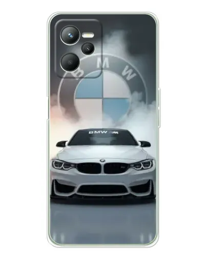 Чохол для Realme 14 з картинкою «BMW в білому диму» Чохол для Realme 14 з картинкою «BMW в білому диму»