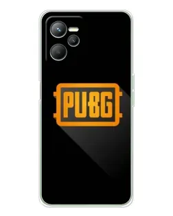 Чохол для Realme 14 з картинкою «PUBG — рамка лого»