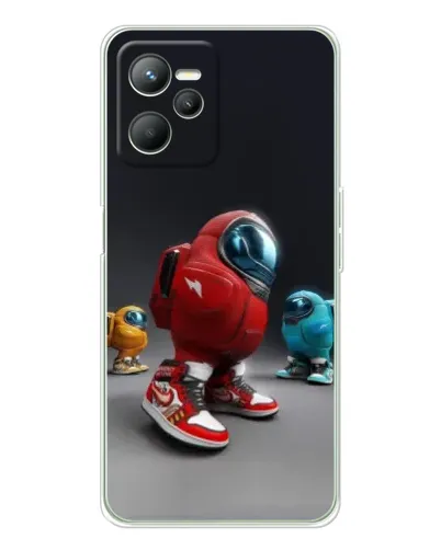Чохол для Realme 14 з картинкою «Among Us — 3D стиль» Чохол для Realme 14 з картинкою «Among Us — 3D стиль»