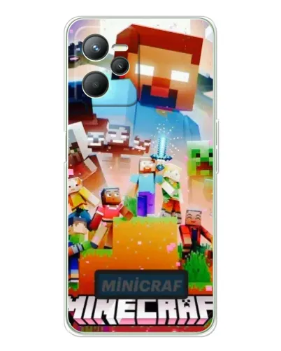 Чохол для Realme 14 з картинкою «Minecraft герої гри» Чохол для Realme 14 з картинкою «Minecraft герої гри»